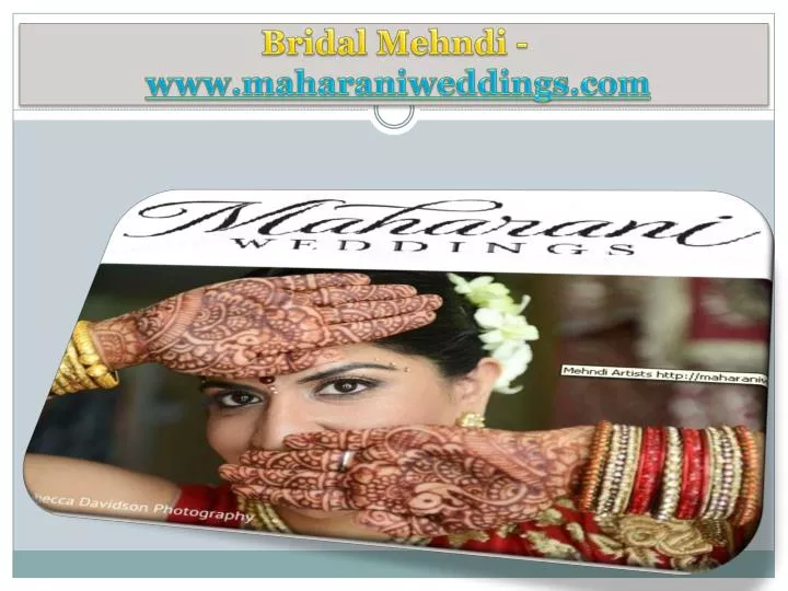 bridal mehndi www maharaniweddings com