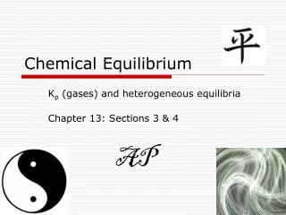 Chemical Equilibrium