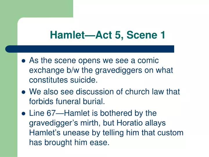 hamlet act 5 scene 1