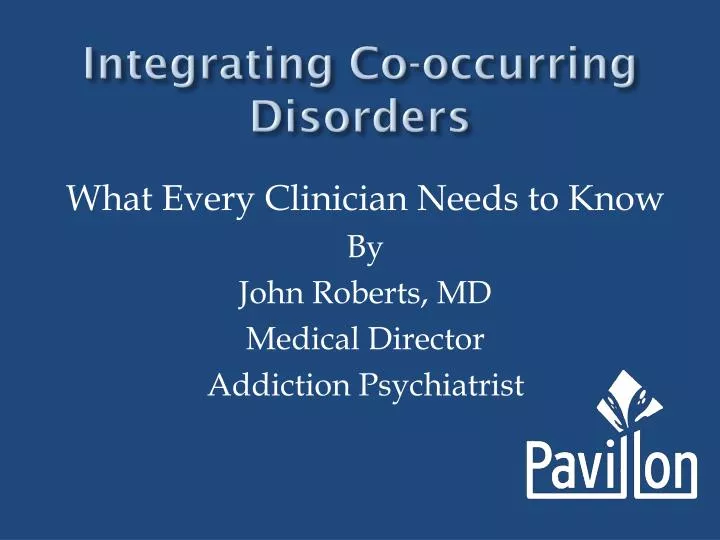 integrating co occurring disorders
