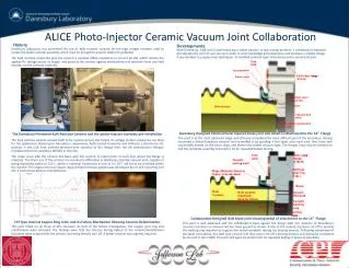ALICE Photo-Injector Ceramic Vacuum Joint Collaboration