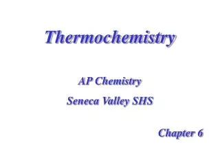 thermochemistry