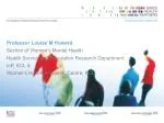 Understanding Perinatal Mental Health: Risks, Interventions, and Research Insights - slide 1