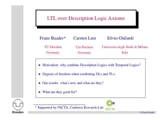 LTL over Description Logic Axioms