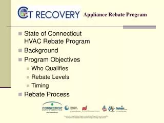 Appliance Rebate Program