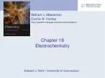 Chapter 18 Electrochemistry - slide 1