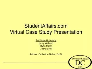 StudentAffairs Virtual Case Study Presentation