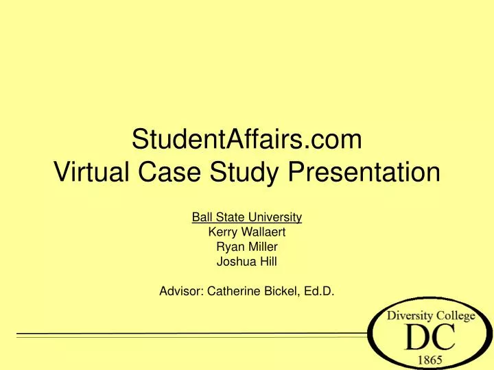 studentaffairs com virtual case study presentation