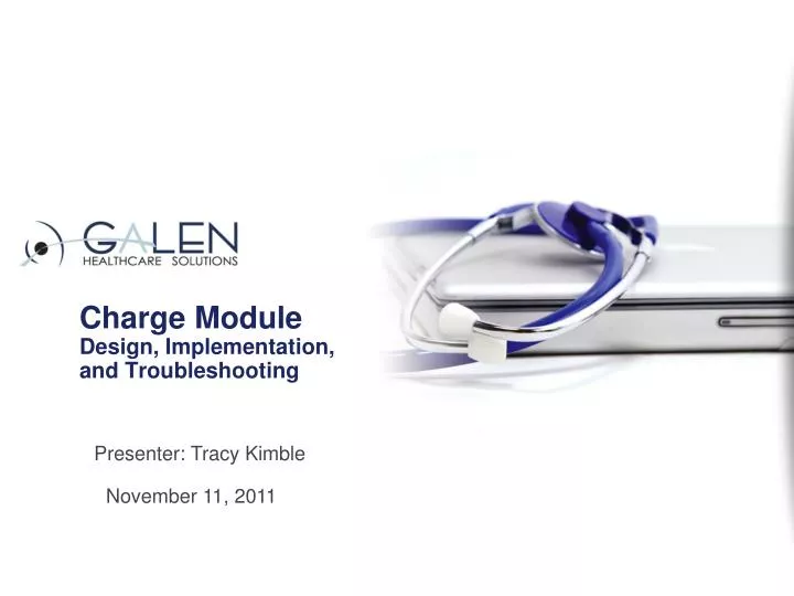 charge module design implementation and troubleshooting
