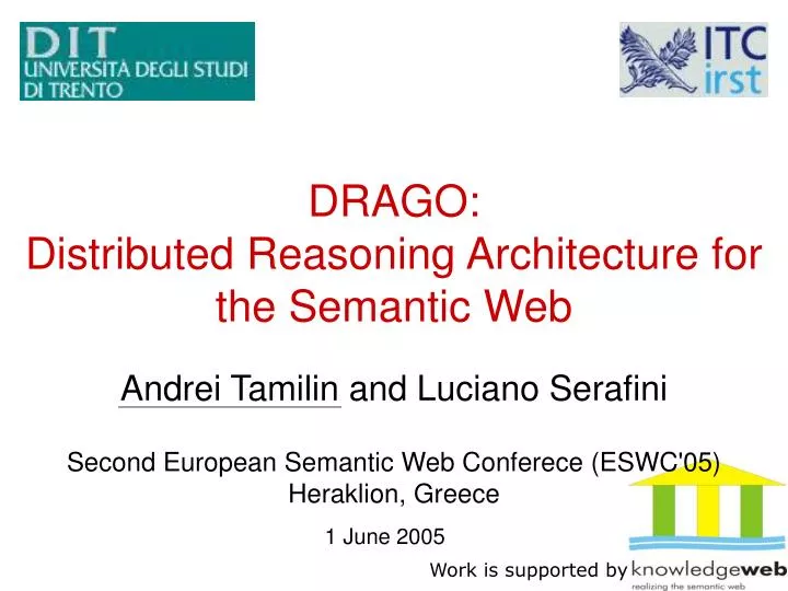 drago distributed reasoning architecture for the semantic web