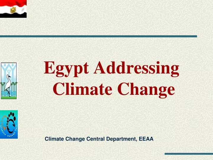 egypt addressing climate change