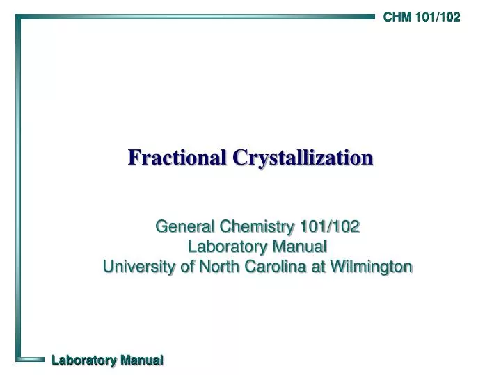 fractional crystallization