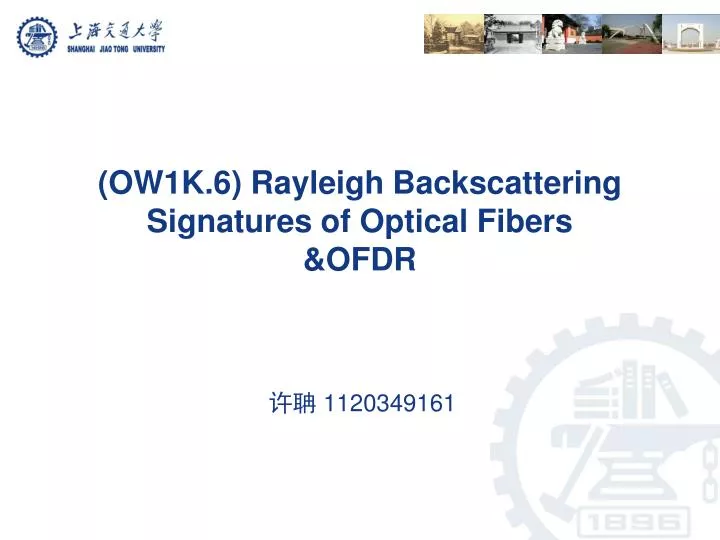 ow1k 6 rayleigh backscattering signatures of optical fibers ofdr