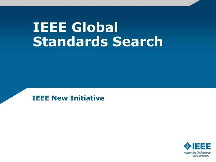 ieee global standards search
