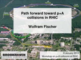 Path forward toward p+A collisions in RHIC Wolfram Fischer