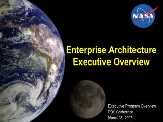 Enterprise Architecture Executive Overview