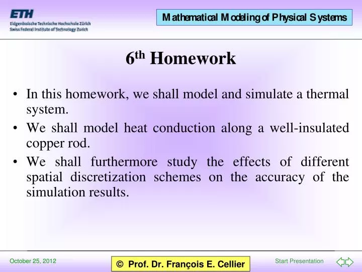 6 th homework