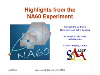 Highlights from the NA60 Experiment