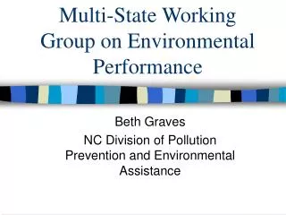 Multi-State Working Group on Environmental Performance