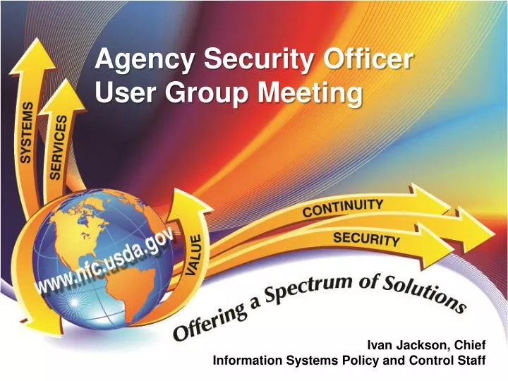 agency security officer user group meeting
