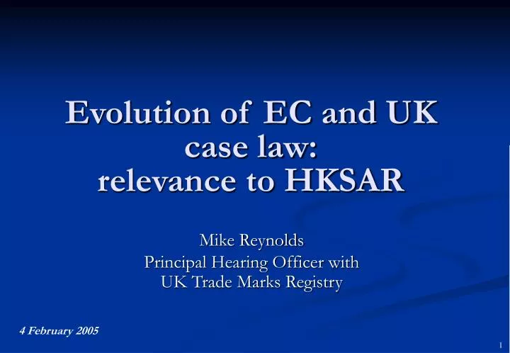 evolution of ec and uk case law relevance to hksar