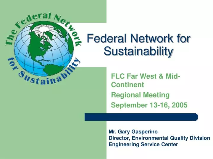 federal network for sustainability