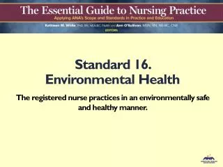 standard 16 environmental health