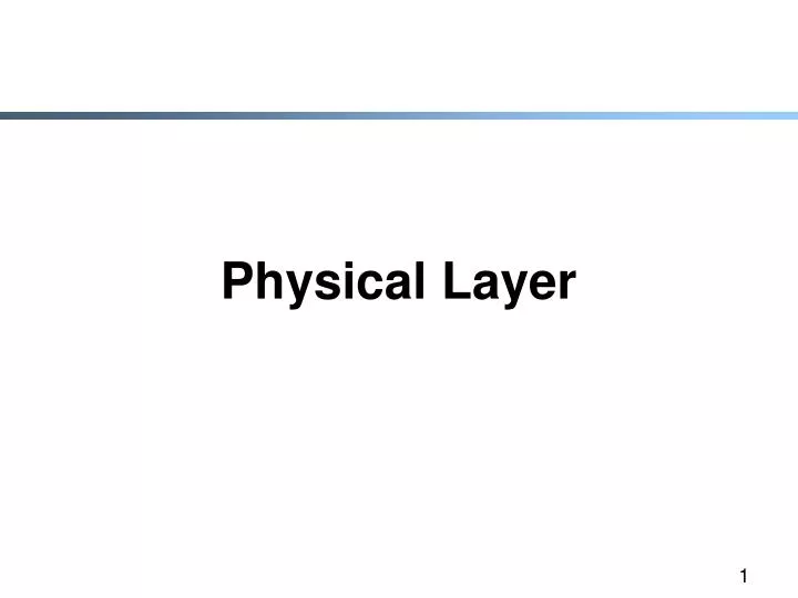 physical layer