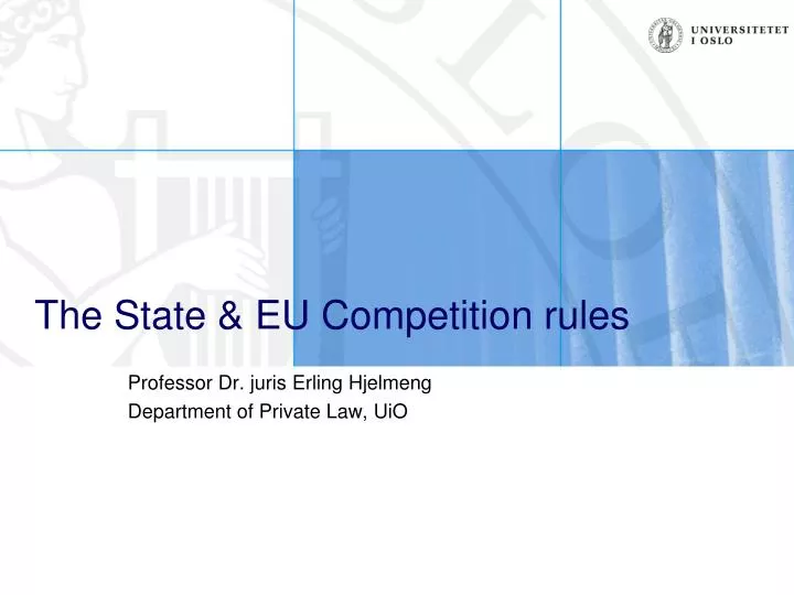 the state eu competition rules