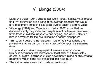 Villalonga (2004)