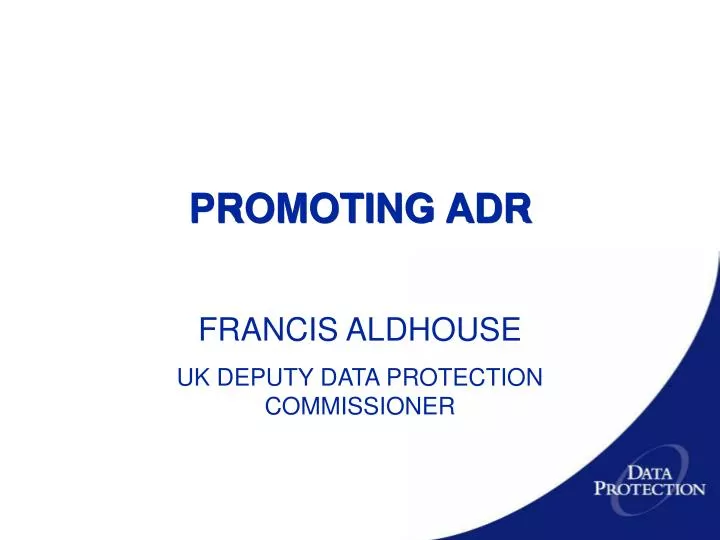 promoting adr