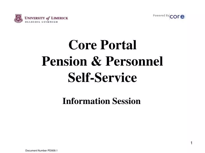 core portal pension personnel self service