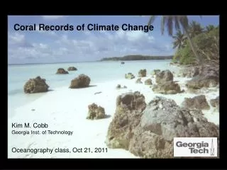 Coral Records of Climate Change