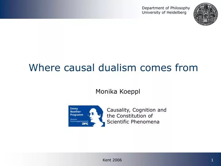 where causal dualism comes from
