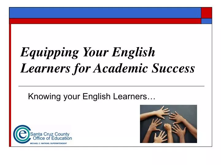 equipping your english learners for academic success