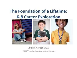 The Foundation of a Lifetime: K-8 Career Exploration