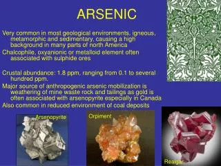 ARSENIC