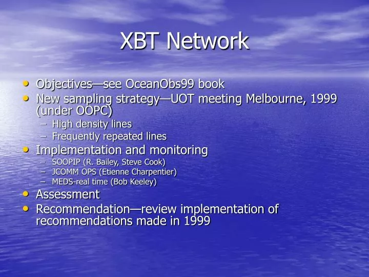 xbt network