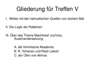 gliederung f r treffen v