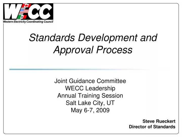 standards development and approval process