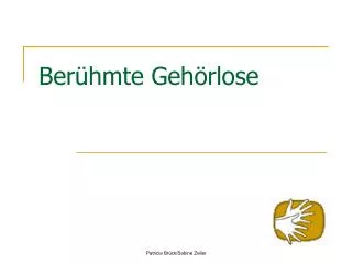ber hmte geh rlose