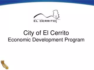 City of El Cerrito Economic Development Program