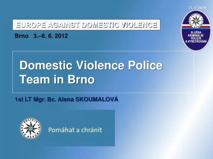 domestic violence police team in brno