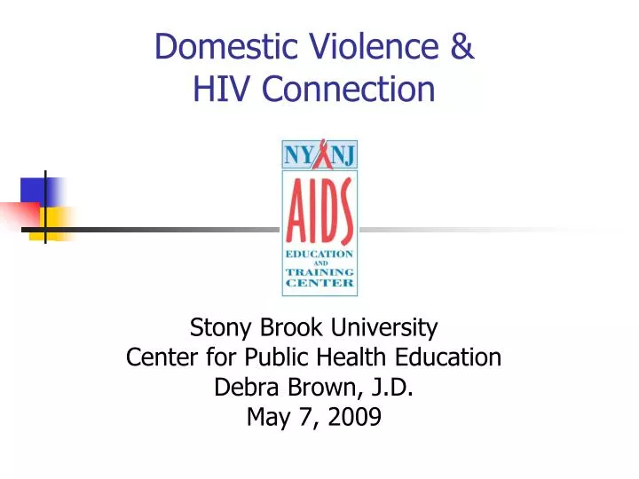 domestic violence hiv connection