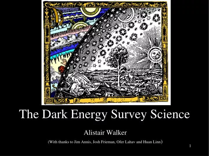 the dark energy survey science