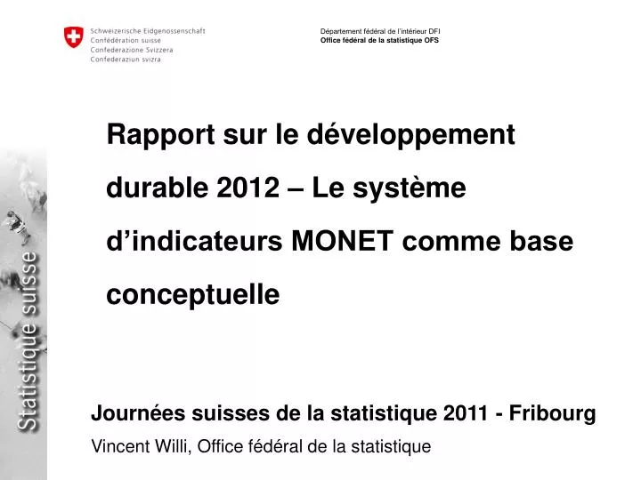 rapport sur le d veloppement durable 2012 le syst me d indicateurs monet comme base conceptuelle