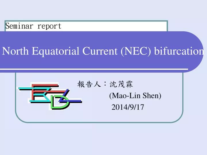 north equatorial current nec bifurcation