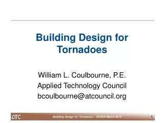 Building Design for Tornadoes