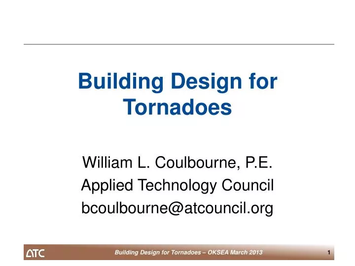 building design for tornadoes