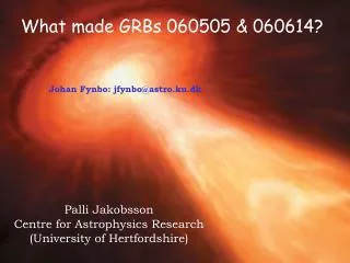 what made grbs 060505 060614